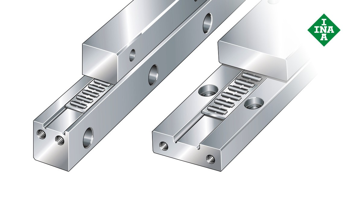 Schaeffler Linearführungen: J-/S-Führungsschienen mit Nadelrollen-Flachkäfig