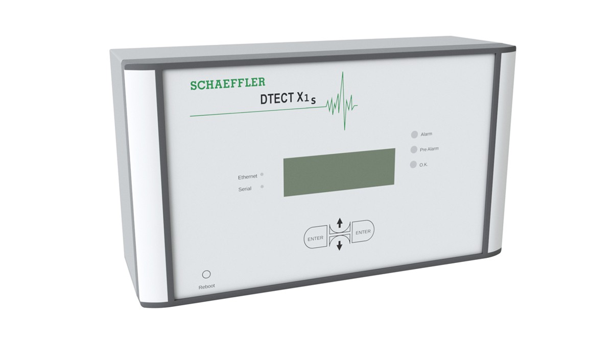 DTECT X1 s ist ein flexibles Online-System zur Überwachung von rotierenden Bauteilen und Elementen in der Maschinen- und Anlagenindustrie.